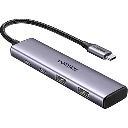 Хаб розгалужувач адаптер Ugreen 4-Port Usb-C Hub на 4 виходи UGR-15395