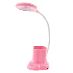 Настільна лампа Brille на батарейках з USB LED SL-88 5W Pink