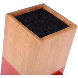Підставка для ножів з бамбука 14x10x25.5 см NRW2STAY - мініатюра 3