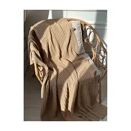 Плед Прованс COTTON бежевий 120 х 200 см (039527) - мініатюра 8