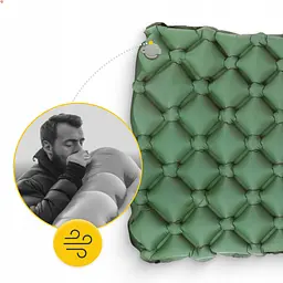 Килимок надувний Mountain Goat 190 x 58 x 5 см MG0011 Navy Green (P-5905973400886) - мініатюра 3