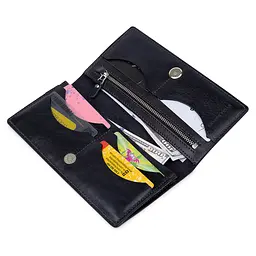 Шкіряне портмоне GRANDE PELLE 10х20х2 см acs0018653 - мініатюра 3