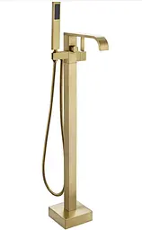 Змішувач для ванни Rea Carat підлоговий brushed gold REA-B6522, Золотий