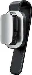 Автотримач для окулярів Baseus Platinum Vehicle Eyewear Clip Clamping Type Silver (ACYJN-B0S)