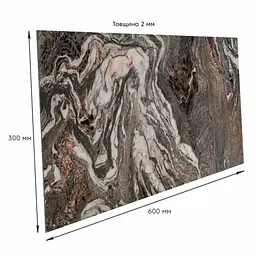 Самоклеюча стінова PET плитка Sticker Wall 600х300х2мм SW-00002313 - мініатюра 3