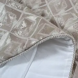 Набір постільної білизни з вишивкою та жакардовим покривалом Dantela Vita - Valentina євро - мініатюра 8