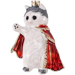 Брошка Кіт король (494693255)
