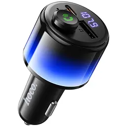 АЗП FM модулятор Hoco E166 Path PD42W+QC3.0 1USB-A/1C Black