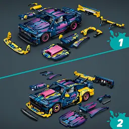 Конструктор LEGO Technic Тюнінг-гараж з автомобілем Ford Mustang GT 973 ел. (42236) - мініатюра 10