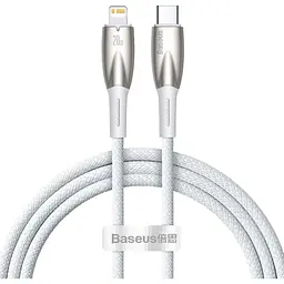 Кабель Baseus Glimmer Series Fast Charging USB-C to Lightning 20w 1m White (CADH000002) [155528]