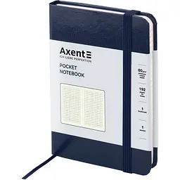 Книга записна Axent Partner A6- в клітинку 96 аркушів синя (8301-02-A) - мініатюра 2
