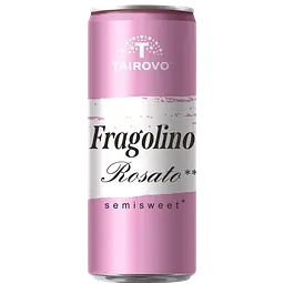 Набір Tairovo Fragolino: напій винний Bianco слабоалкогольний газований напівсолодкий білий  + напій винний Rosato слабоалкогольний газований напівсолодкий рожевий + напій безалкогольний Bianco сильногазований на ароматизаторах 2.97 л (9 шт. х 0.33 л) - мініатюра 3