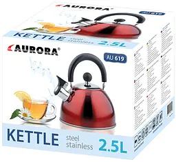 Чайник зі свистком Aurora AU 619 2,5 л - мініатюра 2