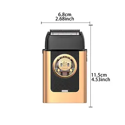 Електробритва KEMEI KM-T409 2000 мАг, / Шейвер з 2 лезами, безщітковим двигуном 8000 об/хв. - мініатюра 4