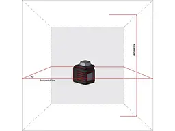 Лазерний рівень ADA CUBE 360 ULTIMATE EDITION кейс, тримач, штатив - мініатюра 6