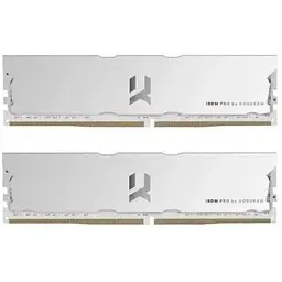 Пам'ять 8Gb x 2 DDR4 3600 MHz Goodram IRDM PRO білий 18-22-22 1.35V з радіатором (IRP-W3600D4V64L18S/16GDC)
