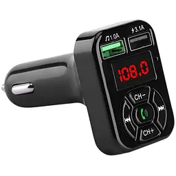 FM модулятор Havit HV-FM807BT Black (HV-FM807BT)