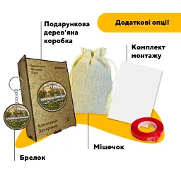 Дерев'яний фігурний пазл puzzlean Композиція Запоріжжя, А3, Картонна коробка 200 елементів - мініатюра 5