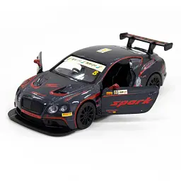 Автомодель - BENTLEY CONTINENTAL GT3 (чорний) - мініатюра 10