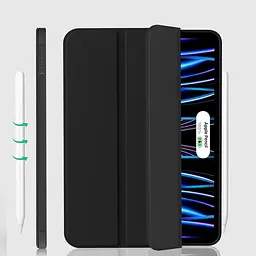 Чохол-книжка BeCover Tri Fold Soft TPU Silicone для Apple iPad Pro 11" M4 2024 Black (711744) - мініатюра 3