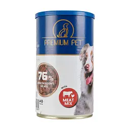 Вологий корм для собак Premium Pet м'ясні шматочки асорті в соусі 1.24 кг - мініатюра 2
