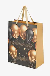 Пакет подарунковий LARGE Air balloons 760400ML Чорний shop (2000991026964) - мініатюра 1
