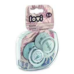 Пустушка силіконова Lovi Botanic Boy, симетрична, 3-6 міс., блакитний, 2 шт. (22/870boy) - мініатюра 8