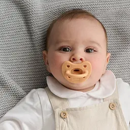 Пустушка Chicco PhysioForma Luxe силікон 6-16 міс. 2 шт. бежева та прозора (73033.31) - мініатюра 2