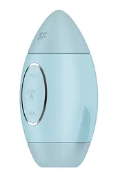 Вакуумний стимулятор Satisfyer Mission Control Blue - мініатюра 4