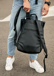 Чоловічий рюкзак ролл Sambag RollTop LZT чорний 41 x 30 x 16 см (24208001m) - мініатюра 5