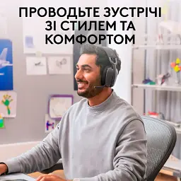 Навушники Logitech Zone Vibe Wireless UC Graphite (981-001199) - мініатюра 7