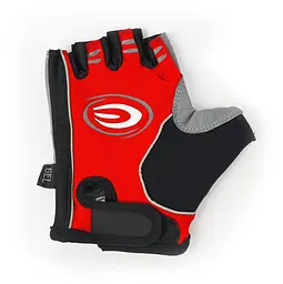 Велорукавиці Ergo Gel з короткими пальцями XXL Black-Red (G0000056)