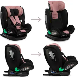 Автокрісло MoMi Urso I-Size 0-36 кг Pink - мініатюра 12