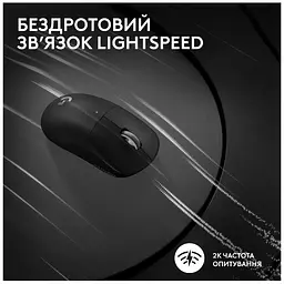 Миша Logitech Pro X Superlight 2 Lightspeed Black (910-006630) - мініатюра 6