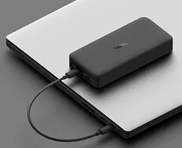 Зовнішній акумулятор Redmi Power Bank 20000 mAh Black (VXN4304GL) [51252] - мініатюра 4