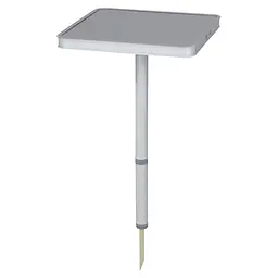 Стіл Bo-Camp Peg Table 26x26 см Сірий
