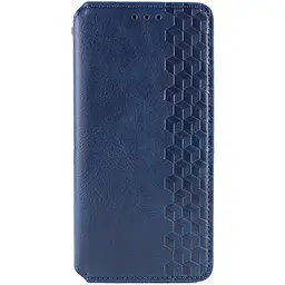Шкіряний чохол-книжка GETMAN Cubic (PU) для Realme 11 4G Синій