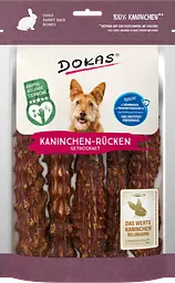 Ласощі для собак Dokas - Сушені кролячі хребти