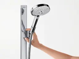 Душовий набір Hansgrohe Raindance Select 120/90 см 3Jet EcoSmart 9л/хв Chrome 27649000, Хром - мініатюра 3