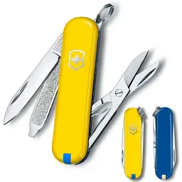 Ніж Victorinox Classic SD Ukraine Жовто-синій (0.6223.8G.2) - мініатюра 3
