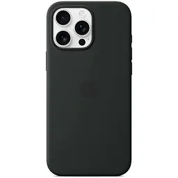 Силіконовий чохол CasePro Silicone Case with MagSafe Black для iPhone 16 Pro Max - мініатюра 3