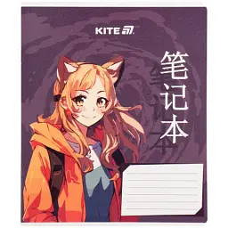 Зошит Kite Anime, 18 аркушів, клітинка (K25-236-1) - мініатюра 12