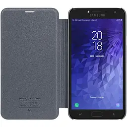 Чохол-книжка Nillkin Sparkle Leather Case Samsung Galaxy J4+ Black - мініатюра 3