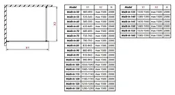 Душова перегородка Radaway Essenza Pro Gold 65 см 10103065-09-01 - мініатюра 7