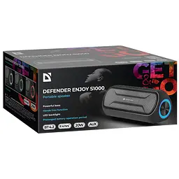 Акустична система 1.0 Defender Enjoy S1000 Black 20W Bluetooth - мініатюра 6