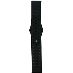 Ремінець Nike Sport 20 mm Watch Active/Galaxy S4 42 mm/Gear S2/Xiaomi Amazfit Чорний S