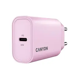Зарядний пристрій Canyon 30CL OnCharge USB-C PD30W Pink (CNE-CHA30CLPK) - мініатюра 6