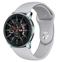 Універсальний ремінець Silicone Band для Samsung Watch 22mm Gray [36037] - мініатюра 2