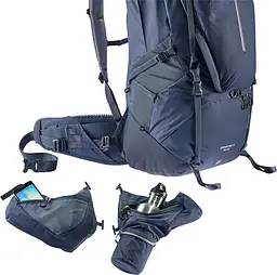 Рюкзак Deuter Aircontact X 60+15 3067 (1052-3370022 3067) - мініатюра 6