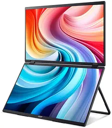 Монітор Acer 18.5" PD193QTEBMIUUX Portable Dual FHD IPS 100Hz (UM.XP3EE.E09)